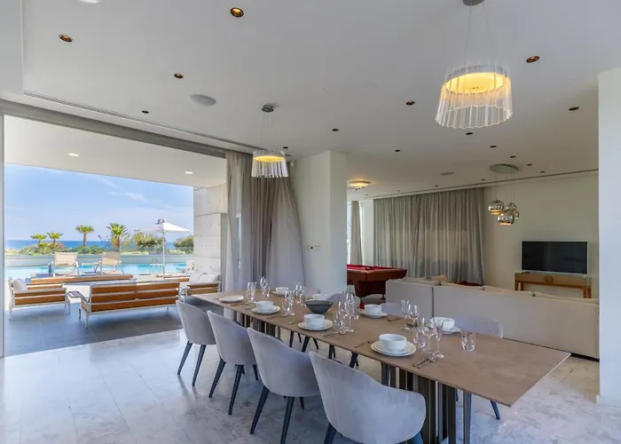 Beachfront Luxury Tranquility Villa Agia Napa